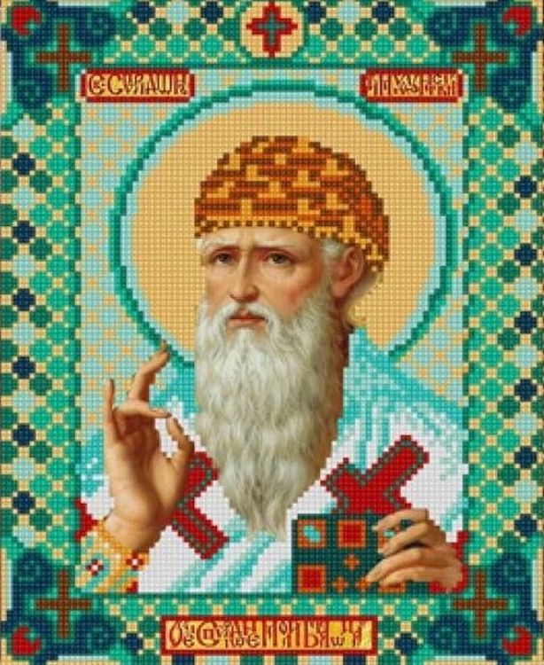 Рисунок на ткани «Святой Спиридон Тримифунтский»