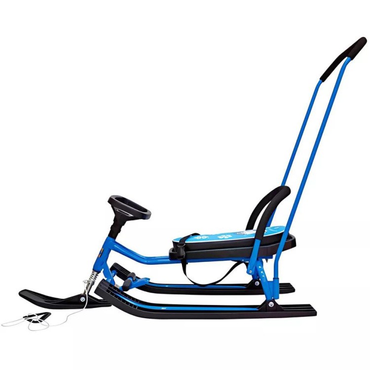 Снегокат детский 140 GO GO Winter cat с ручкой — картинка 6