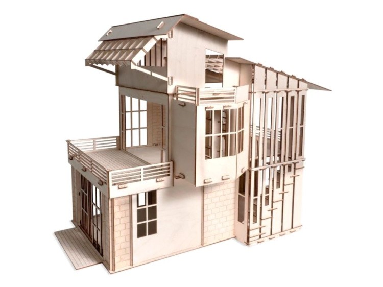 Конструктор деревянный «Кукольный дом», Lemmo — картинка 5
