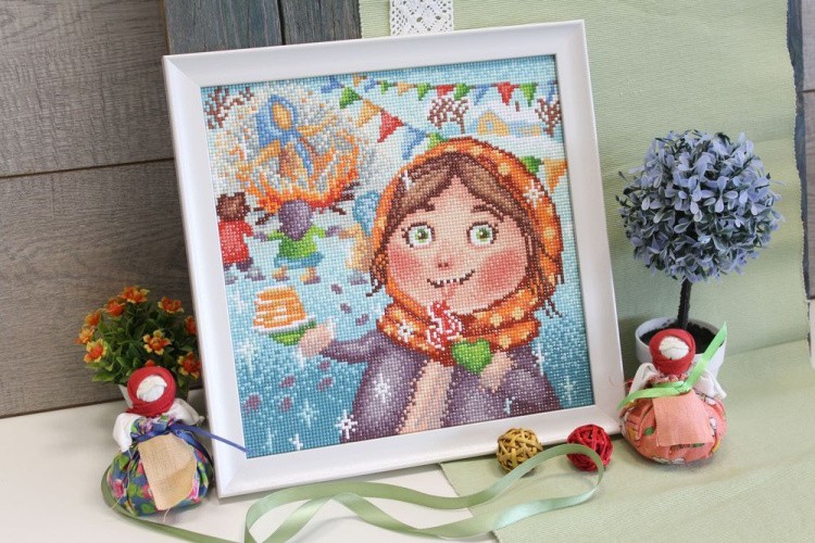 Алмазная вышивка «Веселая масленица» — картинка 2