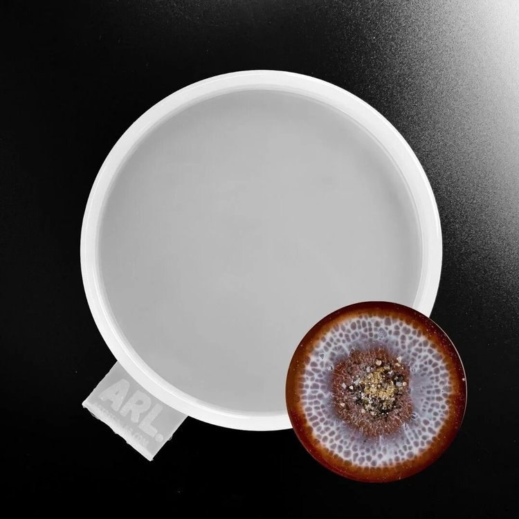 Глянцевый силиконовый молд Круг (white), Art Resin LAB — картинка 4