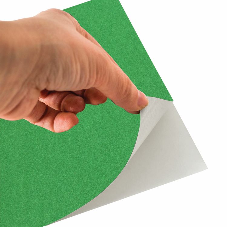 Цветная бумага А4 бархатная самоклеящаяся «Фламинго», 5 листов, 5 цветов, Brauberg — картинка 4