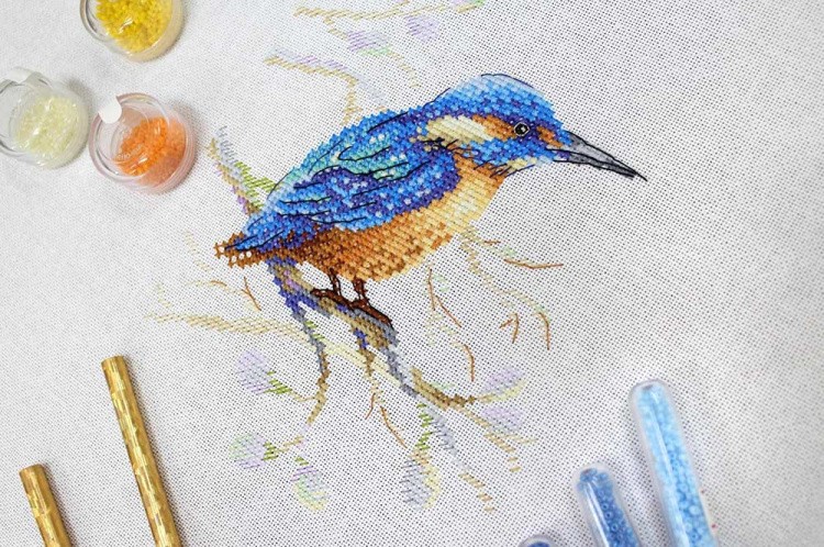 Набор для вышивания «Пернатый наблюдатель» — картинка 2