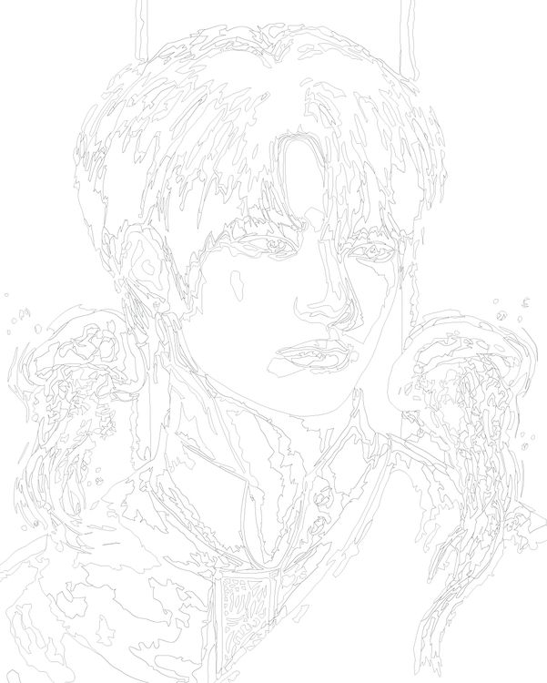 Картина по номерам «Stray Kids Стрей Кидс: Хван Хёнджин Арт» — картинка 2