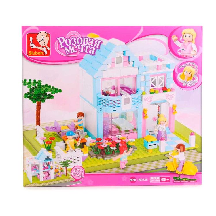 Конструктор «Розовая мечта. Дача», 539 деталей — картинка 2