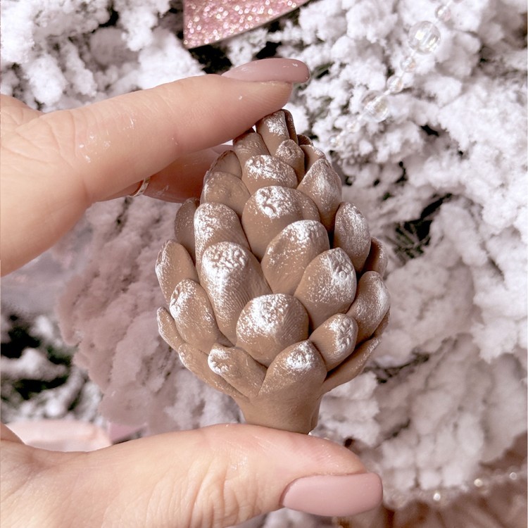 Силиконовый молд - Шишка, h 6,2см, 1 шт. — картинка 2