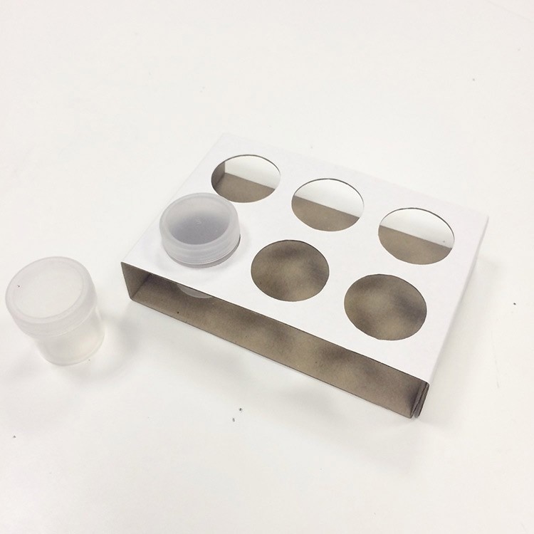 Ложемент на 6 баночек краски по 20 мл (6 шт.), Эбру-Профи — картинка 2