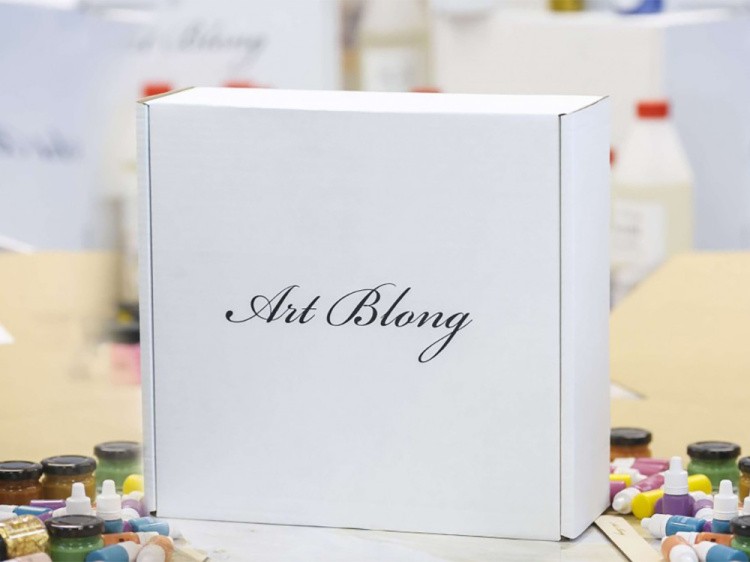 Набор для создания картины эпоксидной смолой Purple, Art Blong — картинка 3