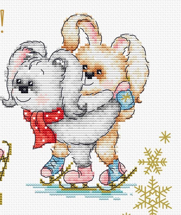 Набор для вышивания «Фигурное катание. Я достигаю высот» — картинка 2