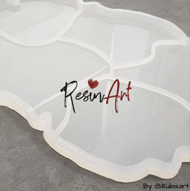 Сервировочная доска Витраж - Силиконовый молд, ResinArt — картинка 2