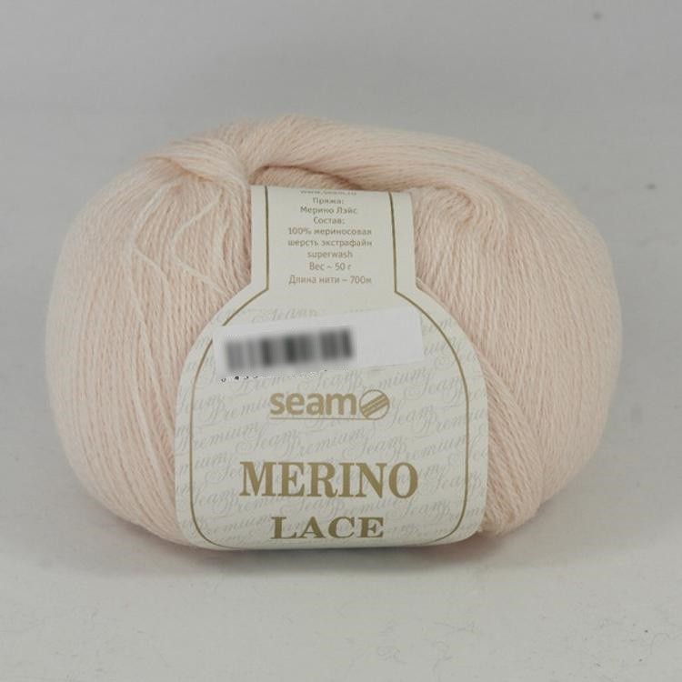 Пряжа SEAM MERINO LACE (39), телесный, 5 шт. по 50 г — картинка 2