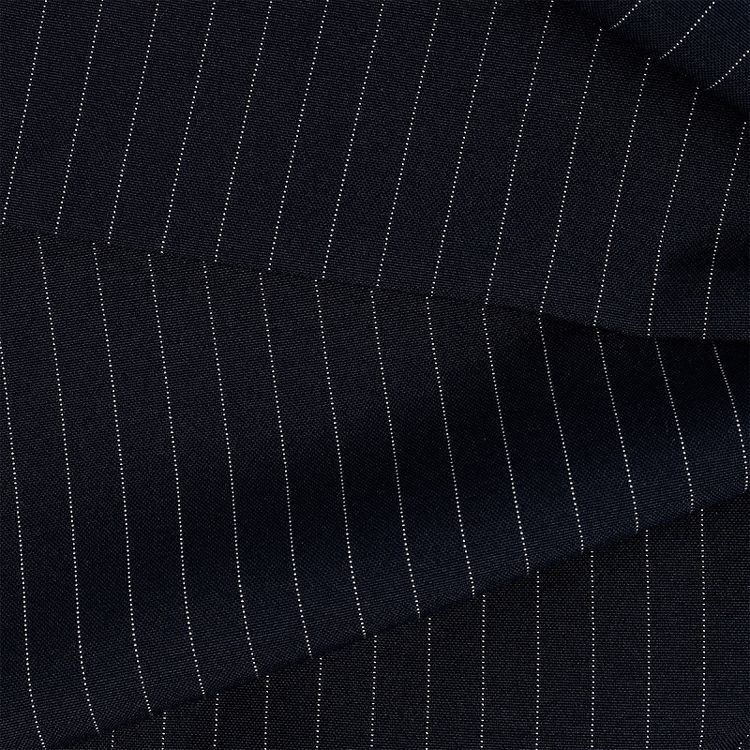 Ткань Габардин кач-во Фухуа, 180 г/м², 5 м x 150 см, цвет: темно-синий, принт полоска, TBY — картинка 2