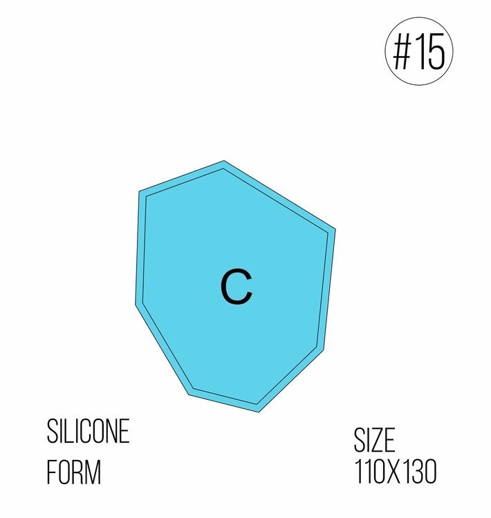 Силиконовая форма «Кристалл - С», модель №15 — картинка 2