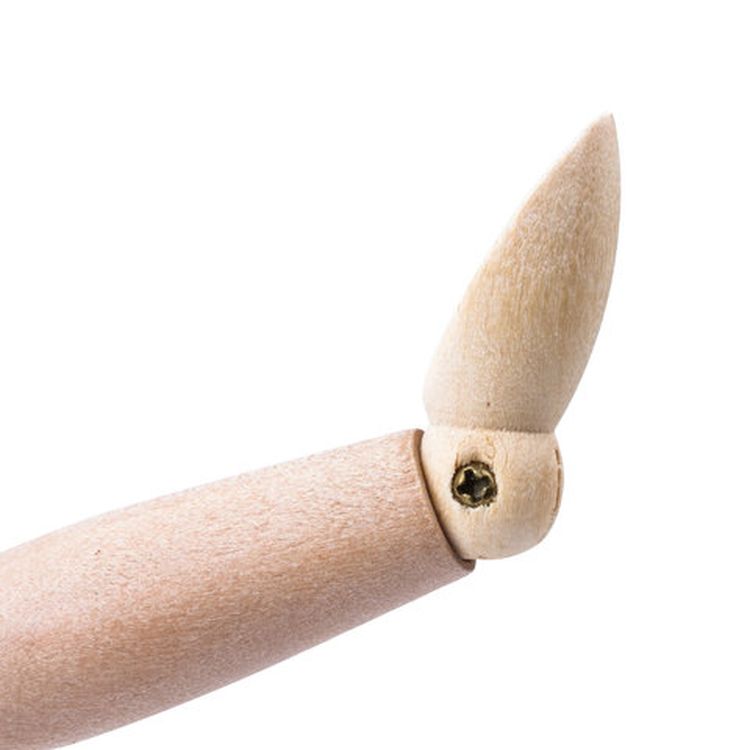 Манекен художественный «Гибкий», мужской, дерево, высота 30 см, BRAUBERG ART CLASSIC  — картинка 3