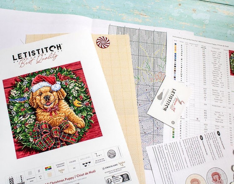 Набор для вышивания «Christmas Puppy» — картинка 9