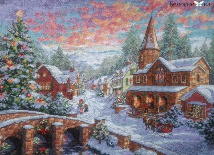 Набор для вышивания «Рождественская ночь» — картинка 5