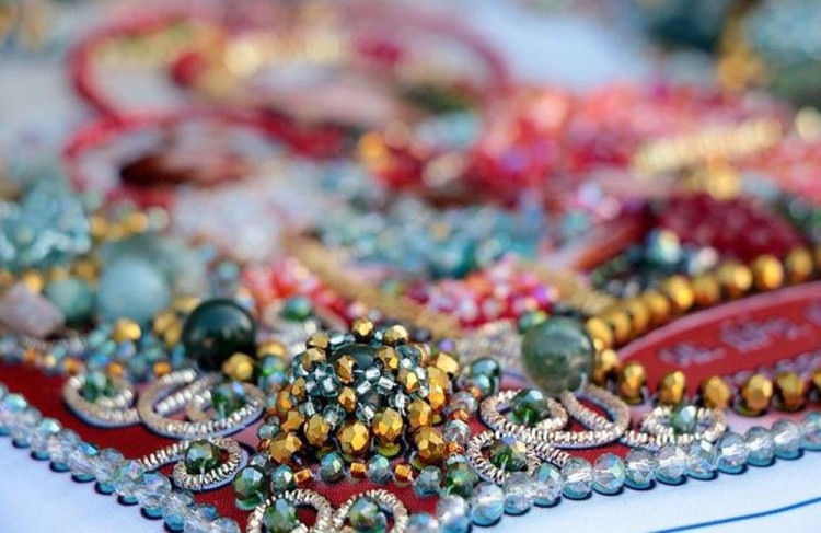 Набор для вышивания хрустальными бусинами «Богородица Троеручица» — картинка 4