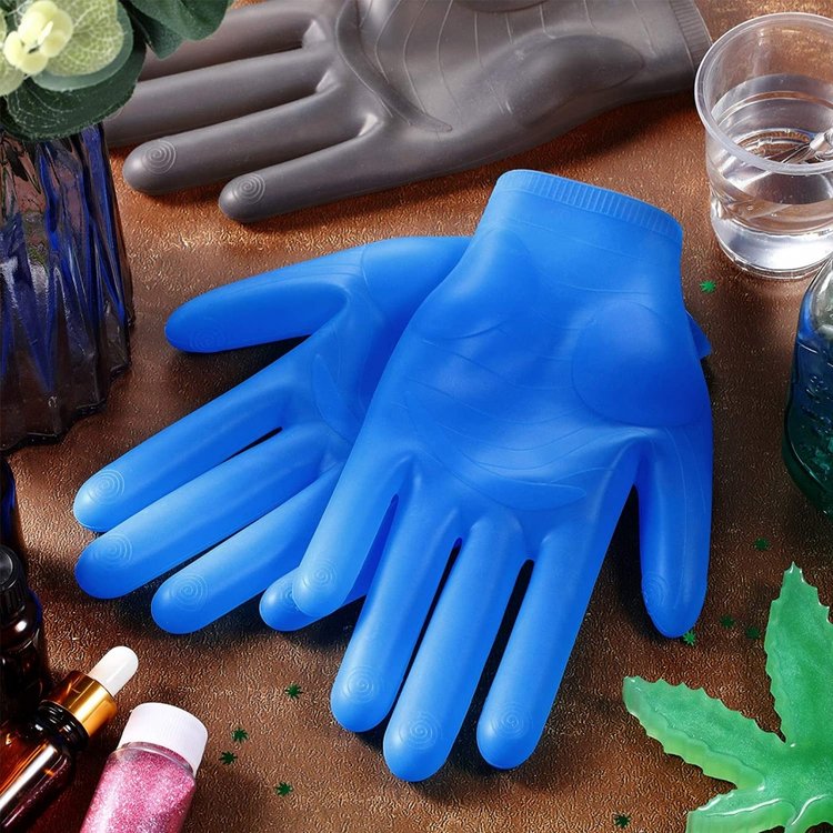 Силиконовые универсальные многоразовые перчатки — картинка 4