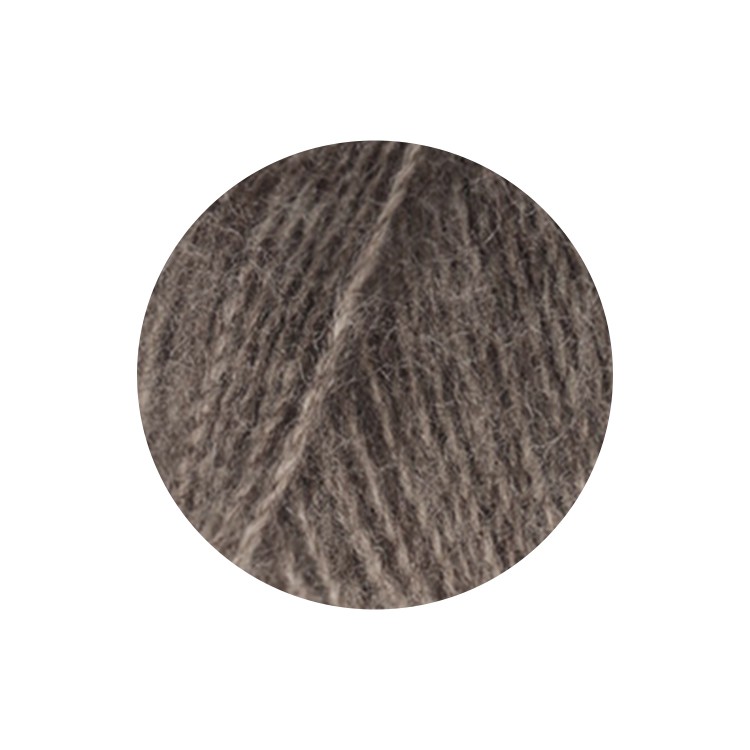 Пряжа ALIZE Angora Real 40 (Ангора реал 40) (553), кофе меланж, 1 шт. 100 г — картинка 2