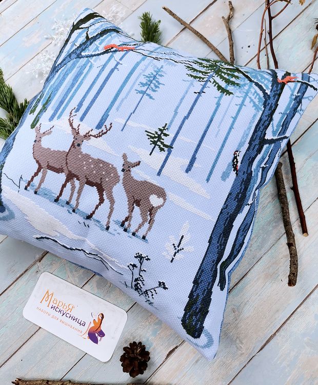 Набор для вышивания «Наволочка. Заповедная» — картинка 4