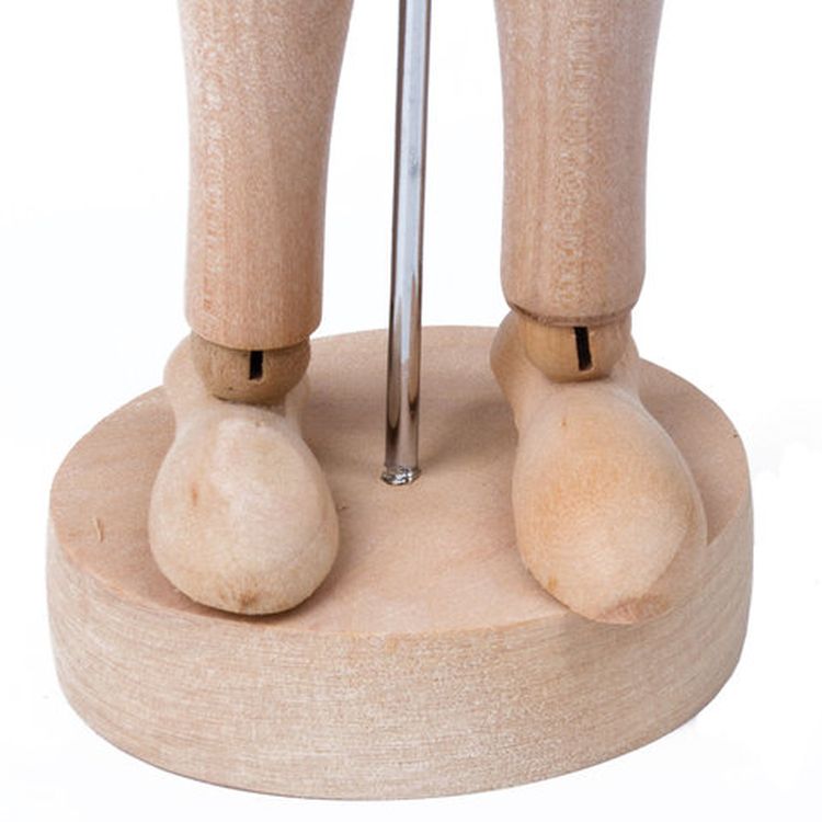 Манекен художественный «Гибкий», мужской, дерево, высота 30 см, BRAUBERG ART CLASSIC  — картинка 6