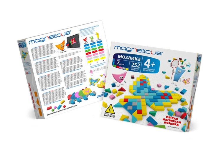 Магнитная мозаика (252 элемента, 7 цветов) — картинка 2