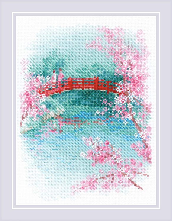 Набор для вышивания «Сакура. Мостик» — картинка 2