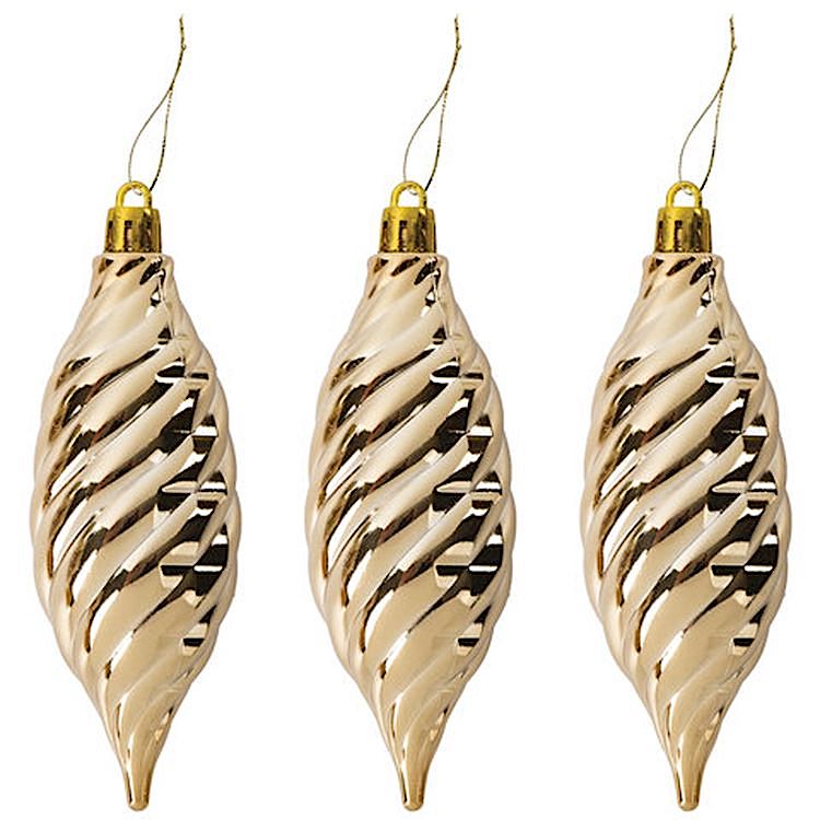 Набор украшений для ели, 39 предметов, золотистый цвет — картинка 15