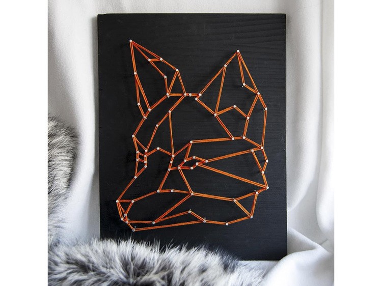 Набор для творчества STRING ART «Лиса минимализм» — картинка 6