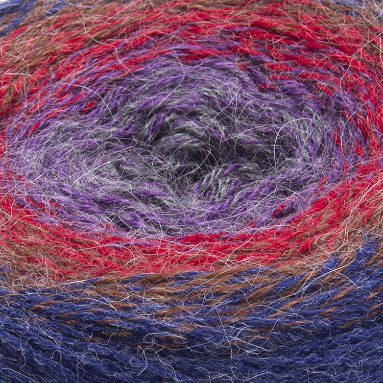 Пряжа YarnArt Flowers Alpaca (Фловерс Альпака) (439), мультиколор, 2 шт. по 250 г — картинка 3