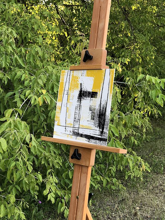 Холст на картоне Magic4Hobby 30х30 см, хлопок 100%, мелкое зерно — картинка 2