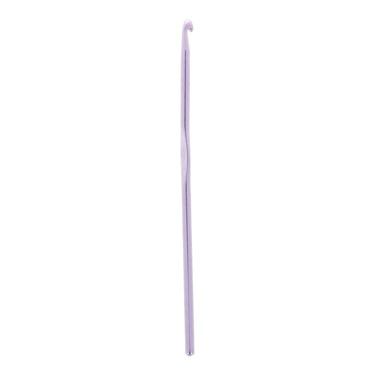 Крючок для вязания розовый, металл, 4,5 мм, 15 см, Gamma