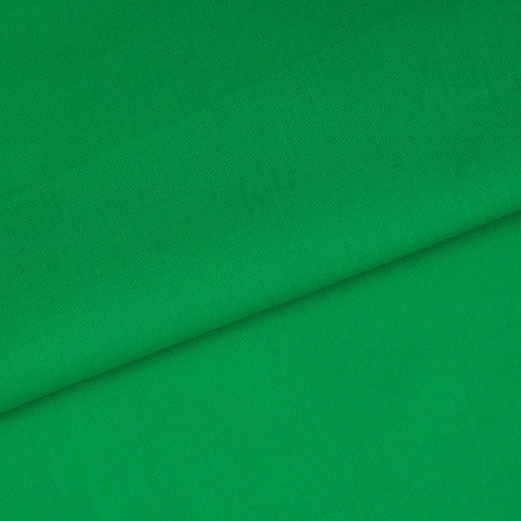 Ткань Поплин стрейч, 5 м x 150 см, 125 г/м², цвет: зеленый, TBY — картинка 2