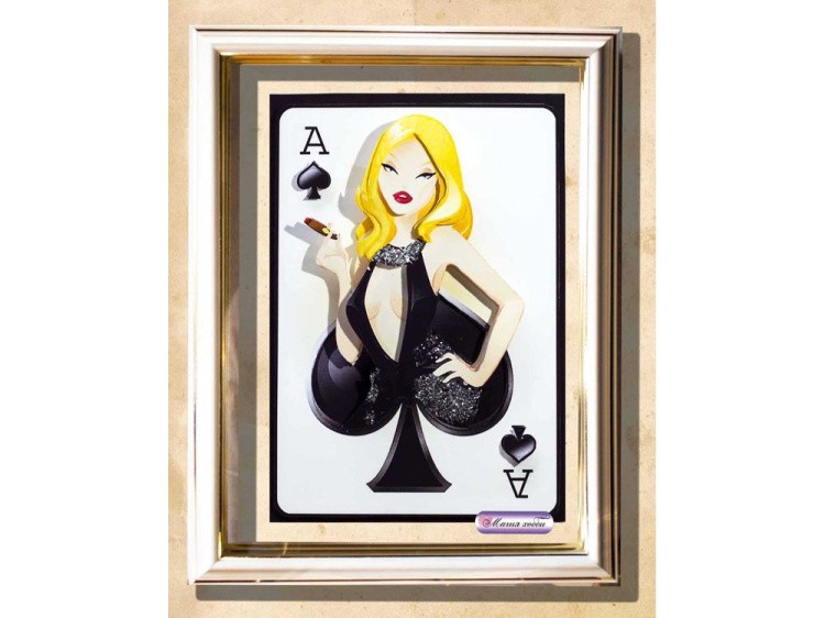 Рамка-аквариум с прозрачным дном для папертоли — картинка 3