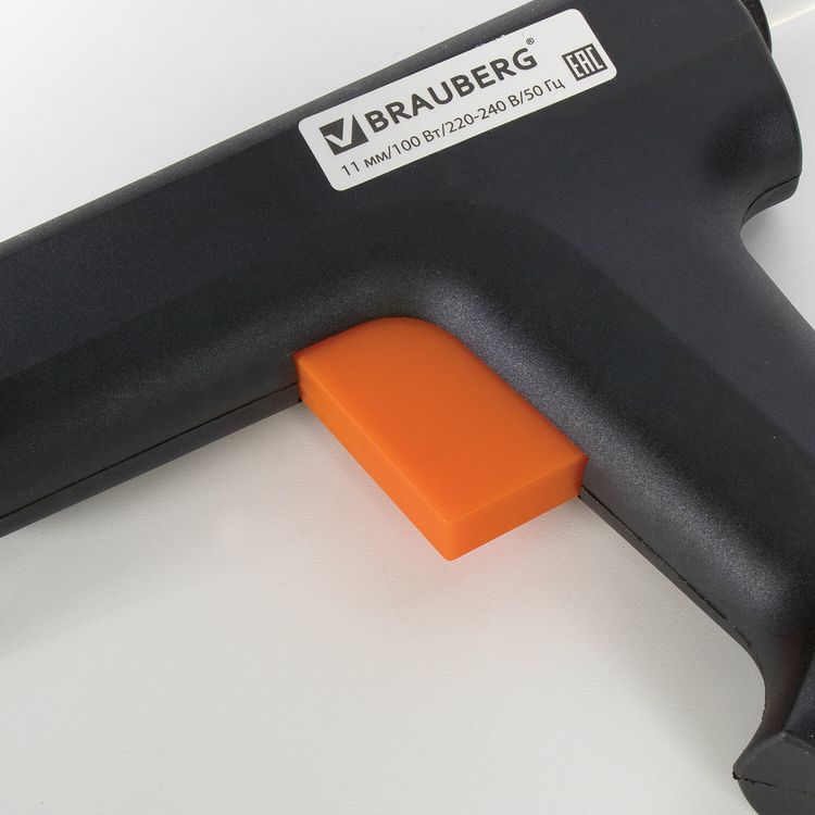 Клеевой пистолет 100 Вт, для стержня 11 мм, Brauberg — картинка 3