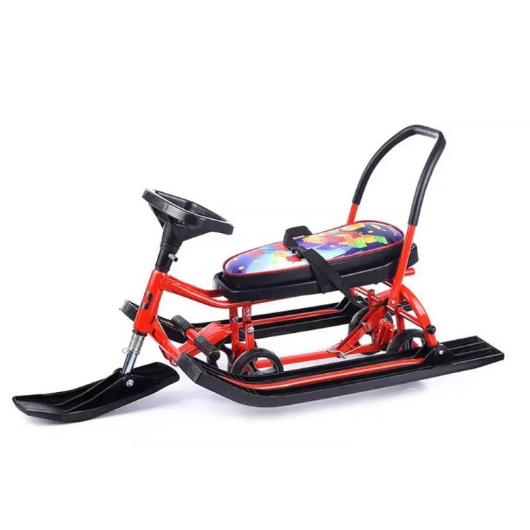 Снегокат детский 111 Mobile с ручкой (Легo) — картинка 10