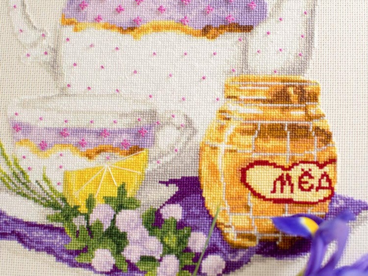 Набор для вышивания «Лаванда и мёд» — картинка 5