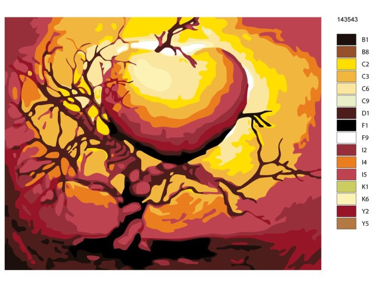 Картина по номерам «Спелый плод» — картинка 2