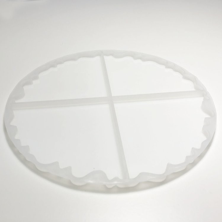 Силиконовый молд жеода круг, d 21 см — картинка 3