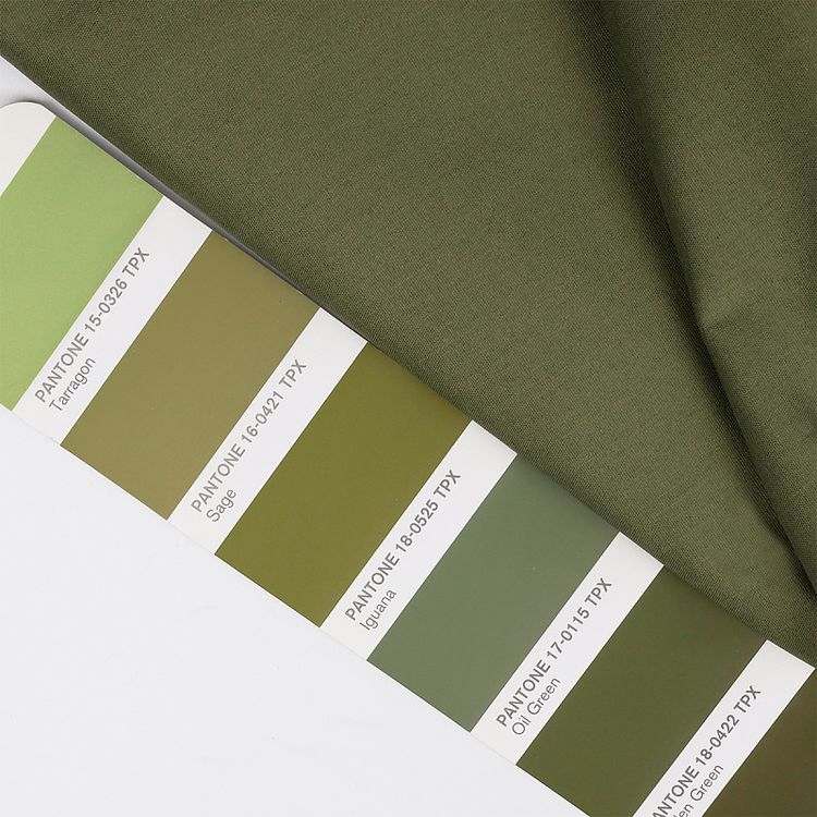 Ткань ТиСи поплин стрейч, 5 м x 150 см, 110 г/м², цвет: оливковый, TBY — картинка 4