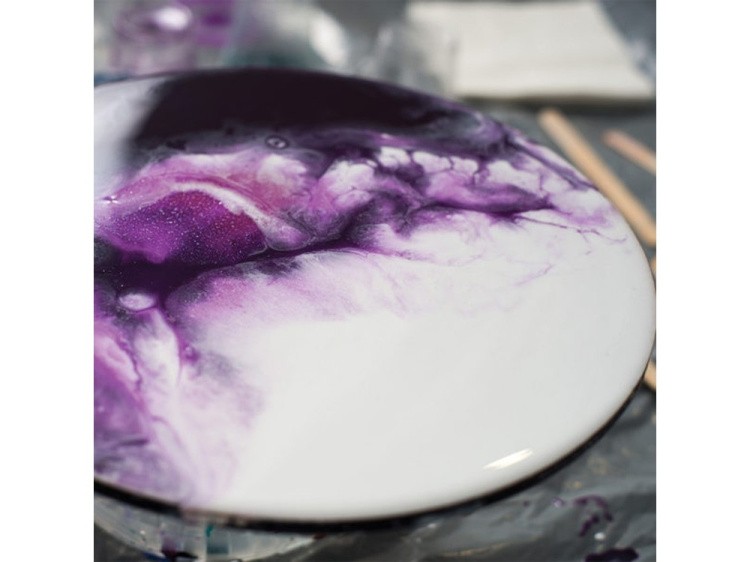 Краситель для эпоксидной смолы сиреневый 10 мл, ResinArt — картинка 2