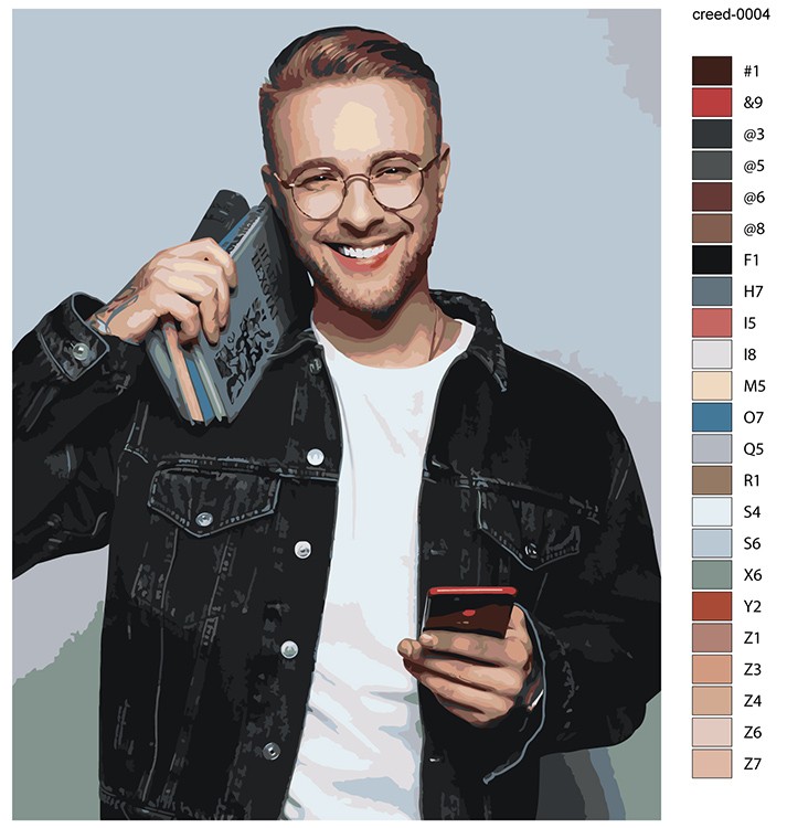 Картина по номерам «Егор Крид 10» — картинка 2