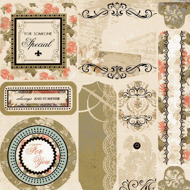 Набор бумаги «Вальс цветов» — картинка 8