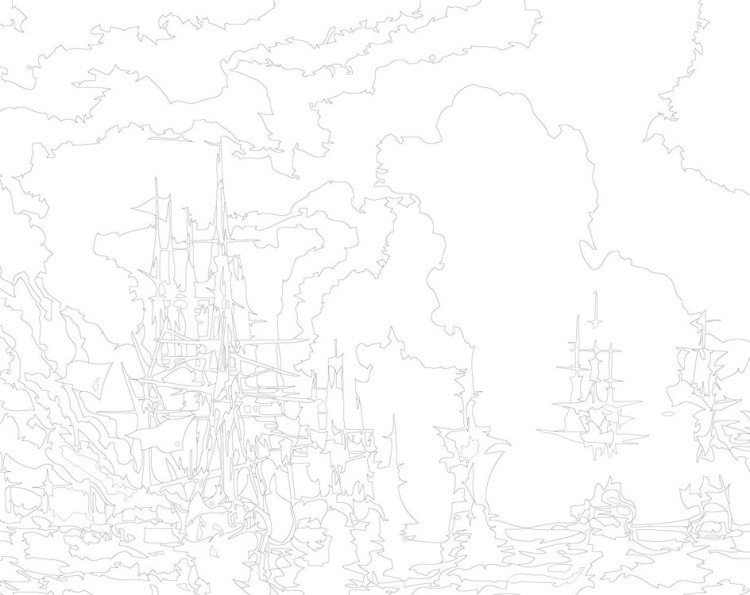 Картина по номерам «Синопский бой» — картинка 3