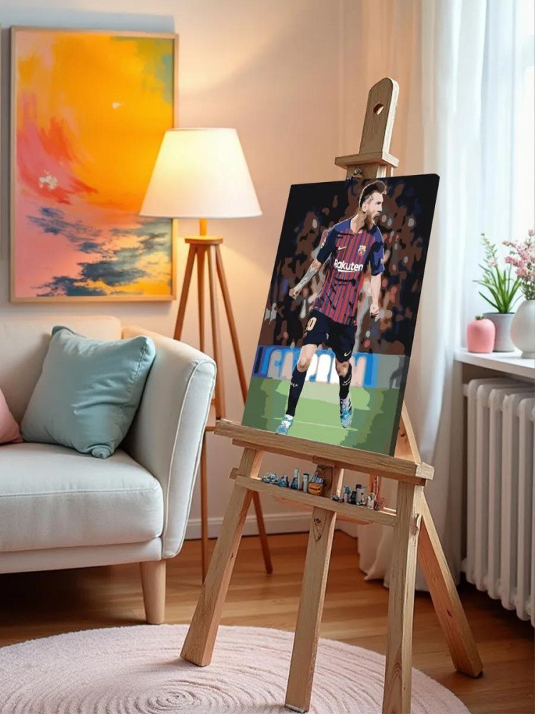 Картина по номерам «Лионель Месси» — картинка 10