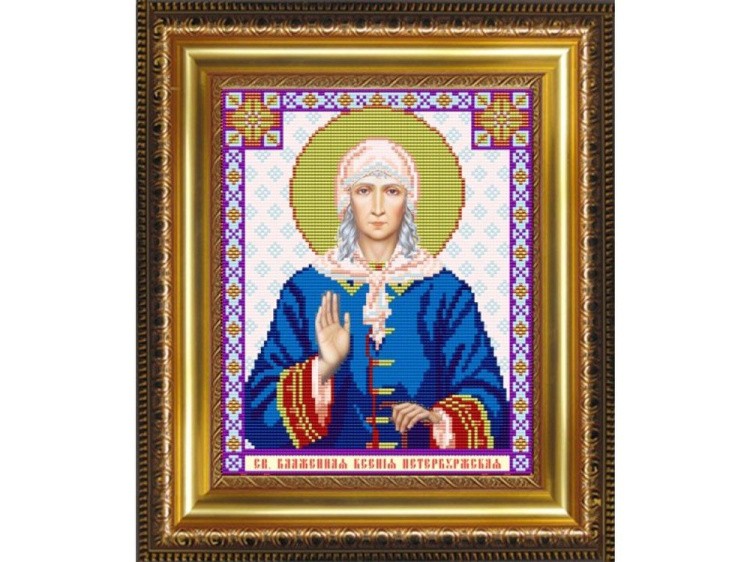 Рисунок на ткани «Св.Блаженная Ксения Петербуржская»
