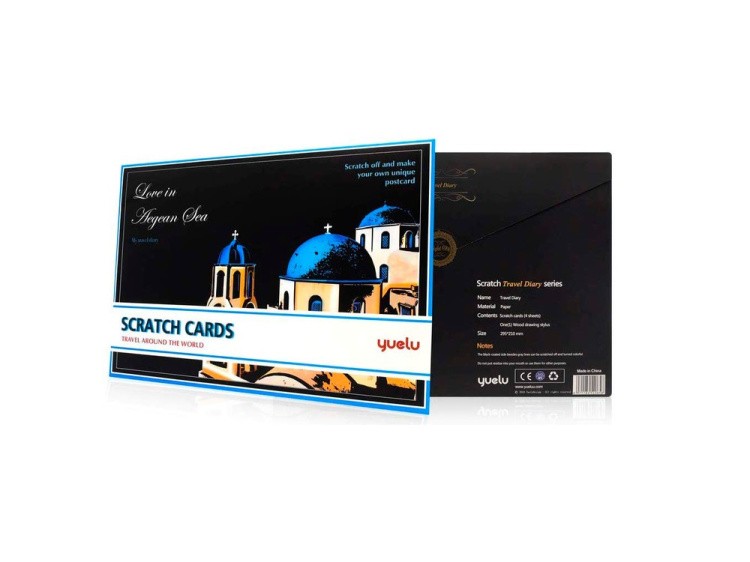 Скретч-набор «Travel Diary» (цветные) — картинка 2