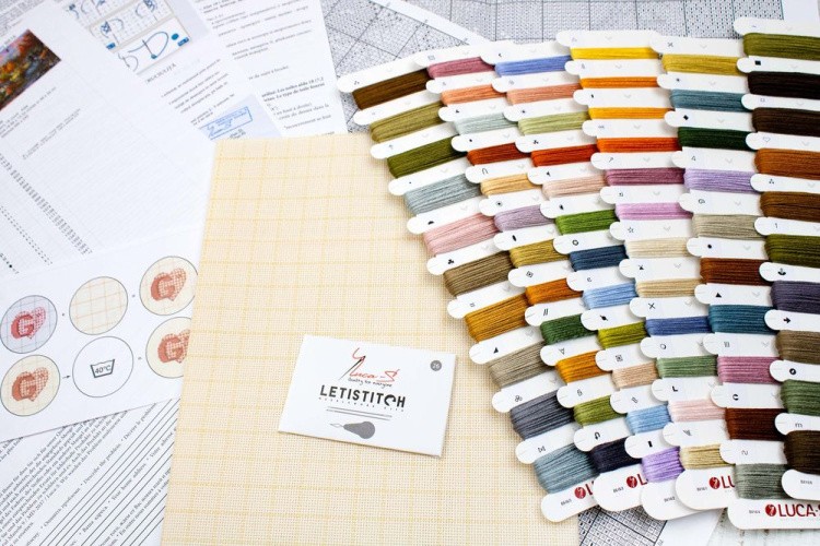 Набор для вышивания «Мельница осеннего ручья» — картинка 4