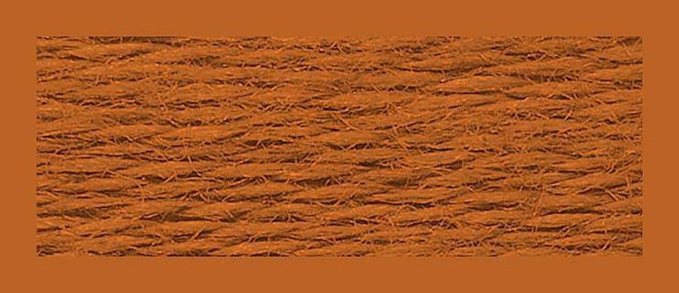 Нитки мулине (шерсть/акрил), 10 шт. по 20 м, цвет: №240 коричневый, Риолис