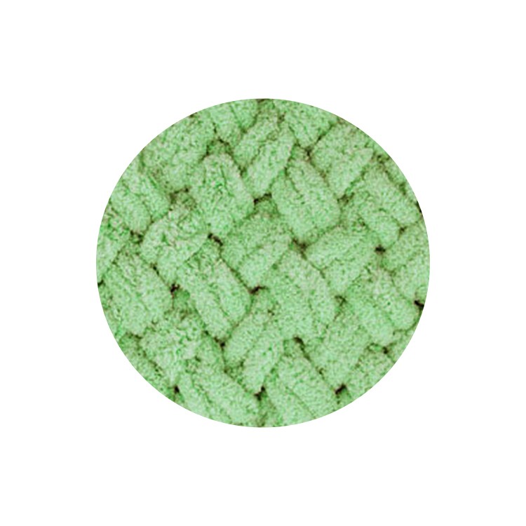 Пряжа ALIZE Puffy (Пуффи) (103), зеленое яблоко, 5 шт. по 100 г — картинка 2